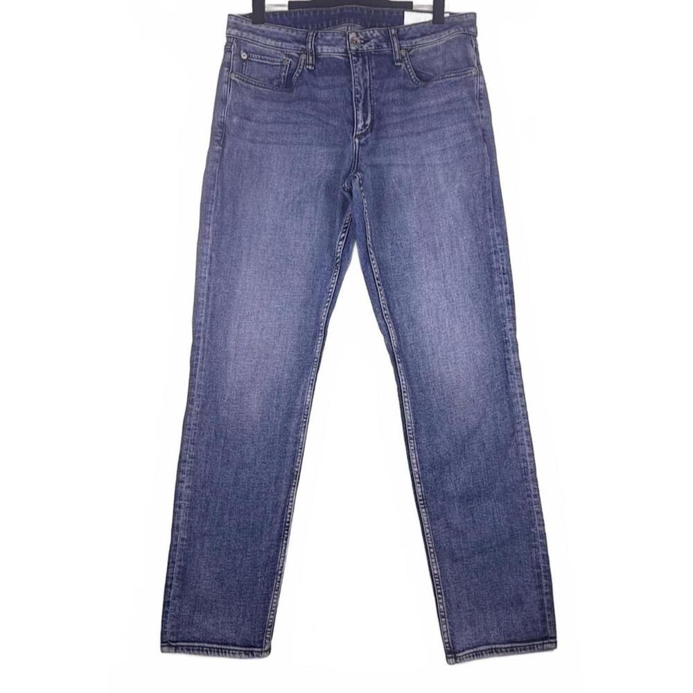 Rag & Bone Fit 3 Athletic Fit Stretch Jeans Gordon Wash 34 X 32